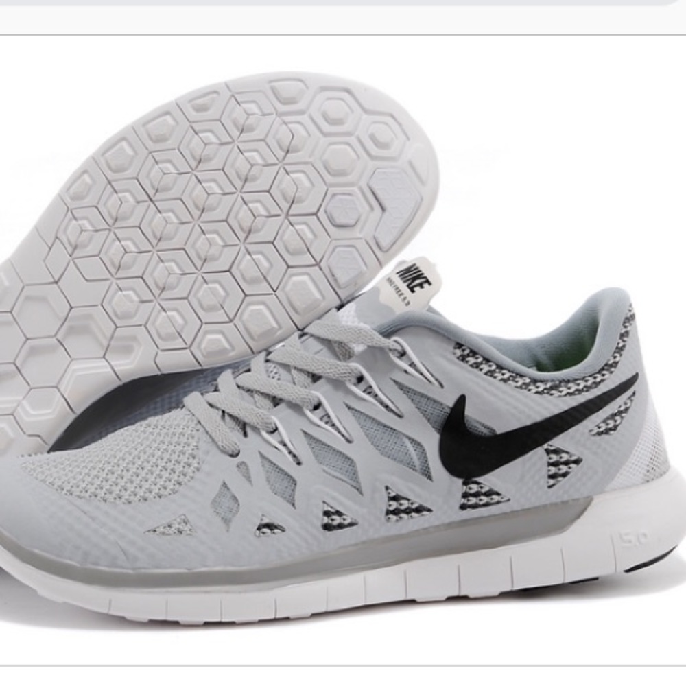 Grey Nike free runs